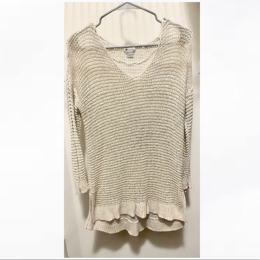 Cream Knit Sweater